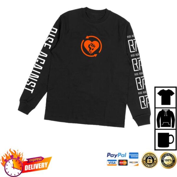 kenny Riseagainst Merch 2025 Heartfist Ra Long Sleevev