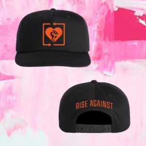 kenny Riseagainst Merch Square Heartfist Logo Snapback Hatv kenny Riseagainst Merch Square Heartfist Logo Snapback Hatv