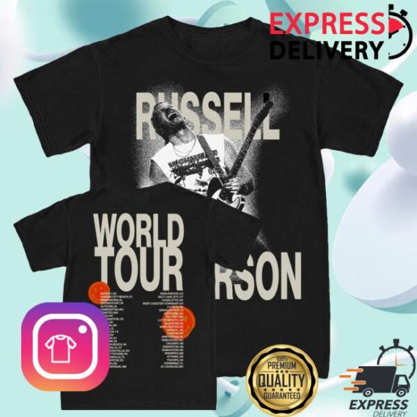 kenny Russell Dickerson Merch Shop Store Rd World Tour Shirtss
