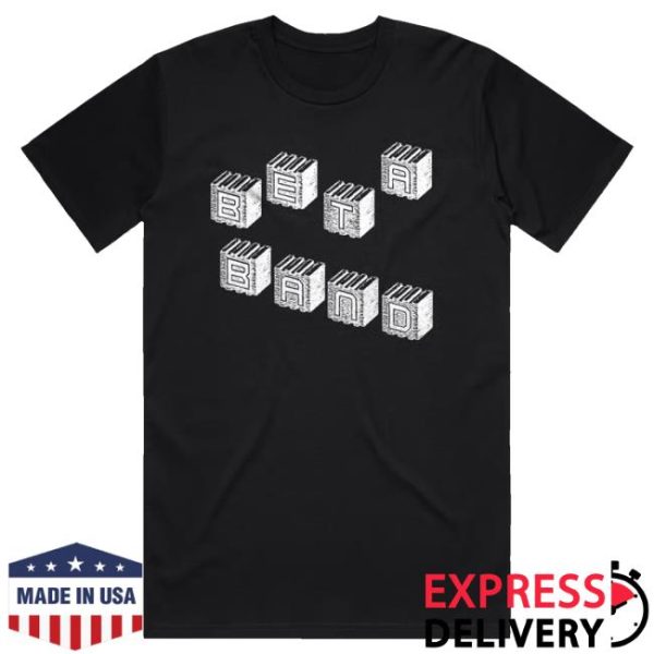 kenny The Beta Band Store Blocks Black Shirt