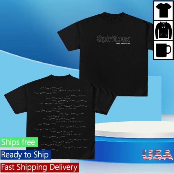 kenny Tsunami Sea Merch Tsunami Sea World Tour Black Shirt1