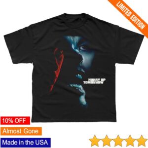 kenny Xo Store Merch Hurry Up Tomorrow Hero Poster Tee