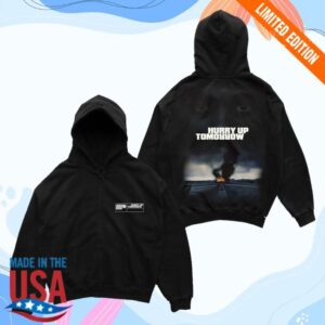 kenny Xo Store Merch Hurry Up Tomorrow Red Terror Zip Hoodie 1