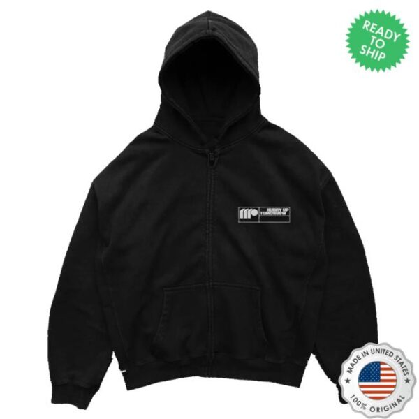 kenny Xo Store Merch Hurry Up Tomorrow Red Terror Zip Hoodie1 1