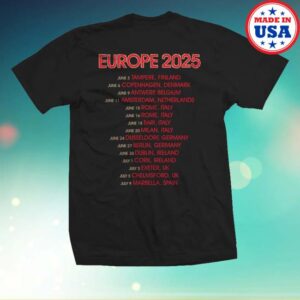 kenny ms Duran Duran Official Store Black Euro 25 Band Lineup Shirt kenny ms Duran Duran Official Store Black Euro 25 Band Lineup Shirt