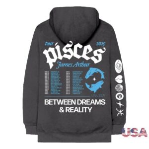 kenny ms James Arthur Merch Store Pisces Charcoal Hoodie kenny ms James Arthur Merch Store Pisces Charcoal Hoodie
