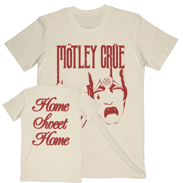 Official Motley Crue Merch Shop Store Home Sweet Home Vintage Shirt