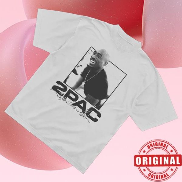 kenny 2Pac Merch 2 Live And Die In La White Shirt0 1