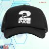 kenny 2Pac Merch Stencil 2Pac Logo Black Trucker Hat