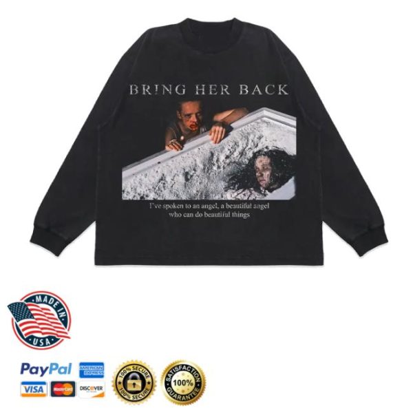 kenny A24filmsshop Bring Her Back X Basketcase Beautiful Angel Long Sleevev