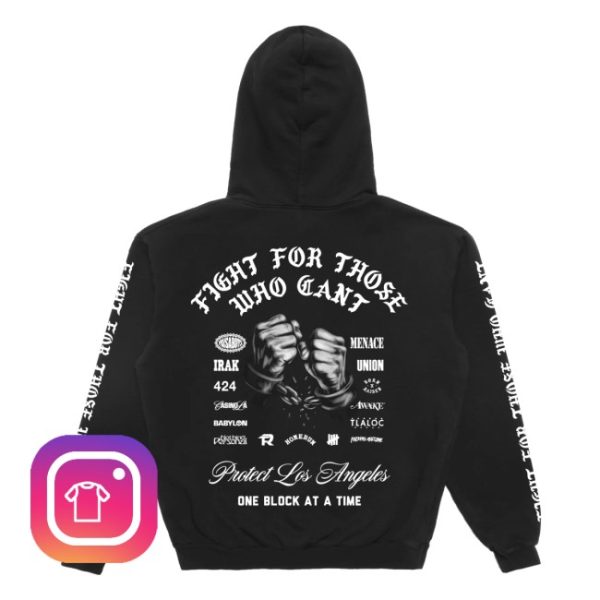 kenny Born X Raised Merch Store Protect La One Block At A Time Hoodies