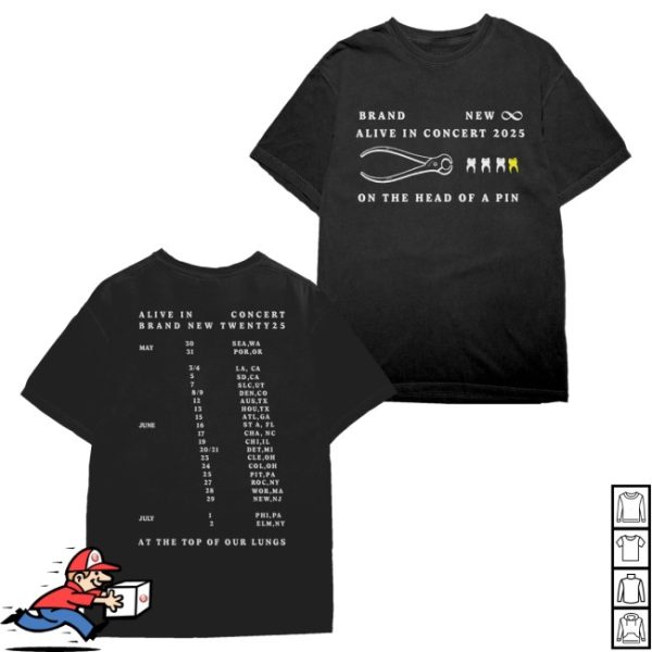 kenny Brand New Merch Alive In Concert 2025 Tour Tee0