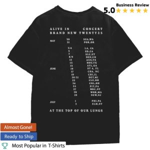 kenny Brand New Merch Alive In Concert 2025 Tour Tee1 kenny Brand New Merch Alive In Concert 2025 Tour Tee1