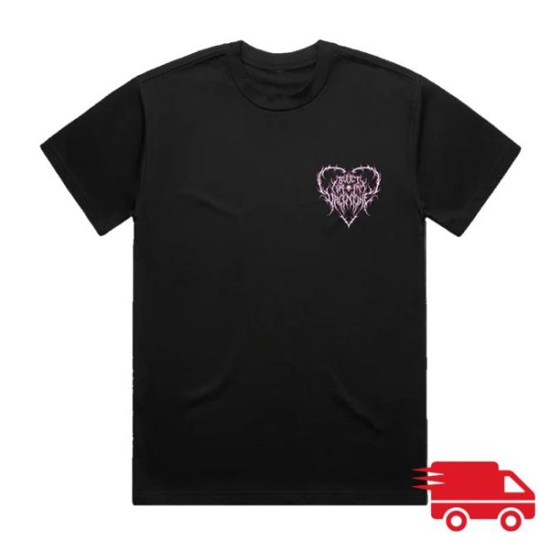 kenny Bullet For My Valentine Merch Deathcore Black T Shirt