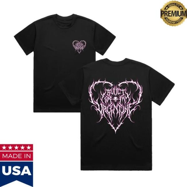 kenny Bullet For My Valentine Merch Deathcore Black T Shirtb
