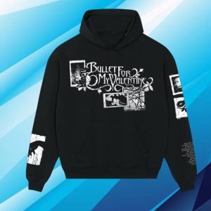 kenny Bullet For My Valentine Merch The Poison Anniversary Black Hoodie kenny Bullet For My Valentine Merch The Poison Anniversary Black Hoodie