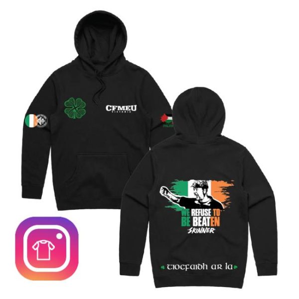 kenny Cfmeu Merch Store We Refuse To Be Beaten Skinncer Hoodiec