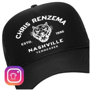 kenny Chris Renzema Tiger Trucker Hats kenny Chris Renzema Tiger Trucker Hats