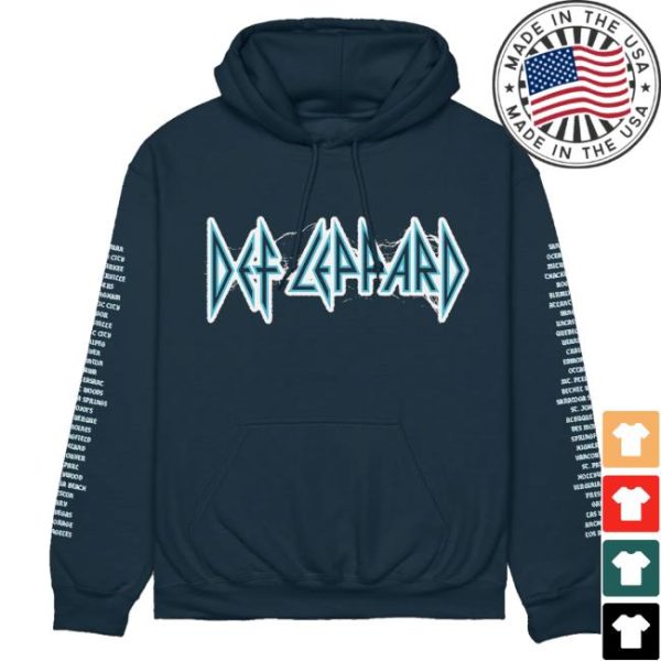 kenny Def Leppard Merch Electric Summer Tour 2025 Pullover0 2