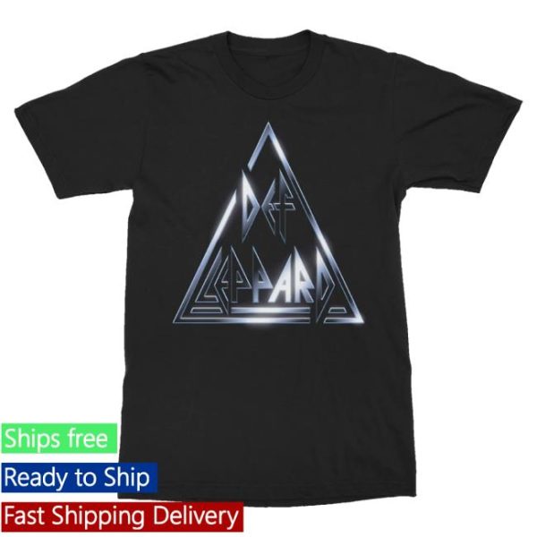 kenny Def Leppard Merch Glow 2025 Tour Date Shirt0