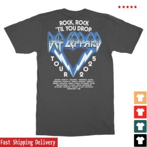 kenny Def Leppard Merch Rock Rock Summer Tour 2025 Shirt 1