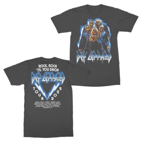 kenny Def Leppard Merch Rock Rock Summer Tour 2025 Shirt0 1