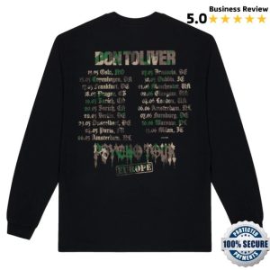 kenny Don Toliver Merch Psycho Tour Emblem Longsleeve kenny Don Toliver Merch Psycho Tour Emblem Longsleeve