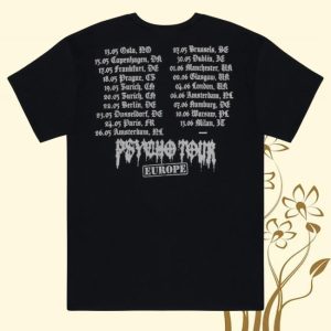 kenny Don Toliver Merch Psycho Tour Lightning Tee kenny Don Toliver Merch Psycho Tour Lightning Tee
