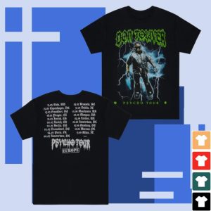 kenny Don Toliver Merch Psycho Tour Lightning Tee1 kenny Don Toliver Merch Psycho Tour Lightning Tee1
