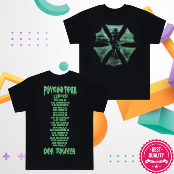 kenny Don Toliver Merch Psycho Tour Window Tee1