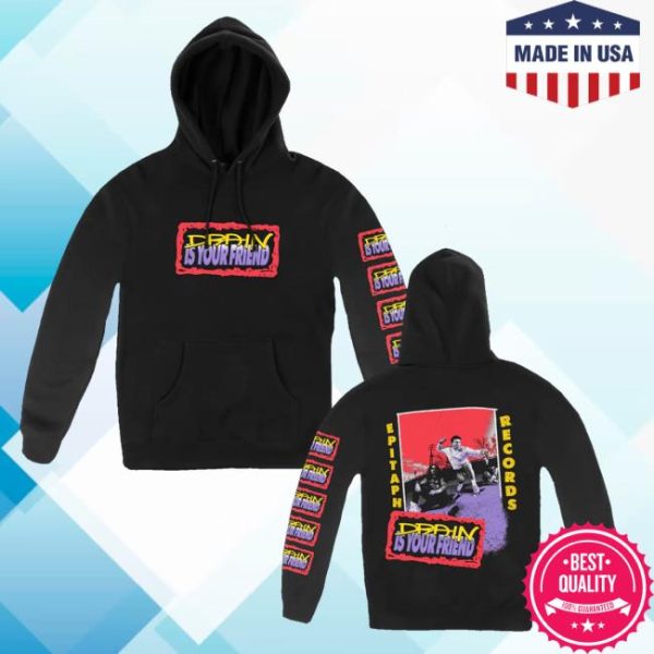 kenny Drain831 Merch Drain Badge Pull Hood