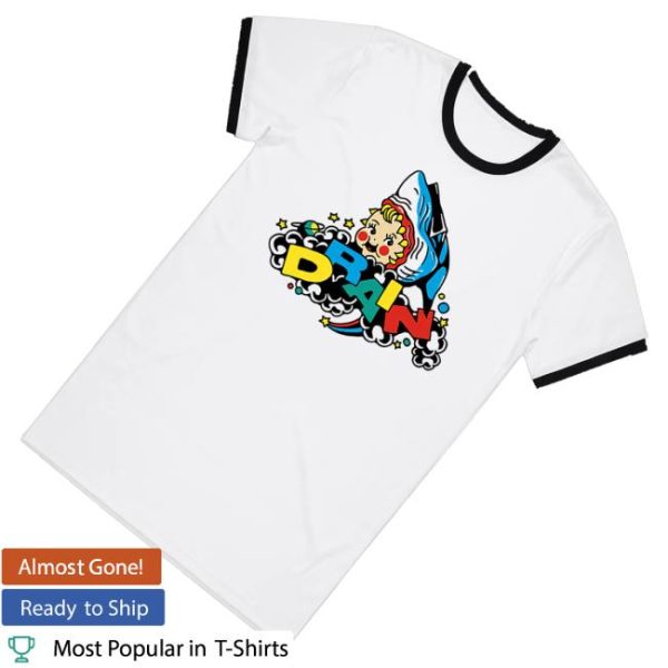 kenny Drain831 Merch Drain Rainbow Ringer Tee White1