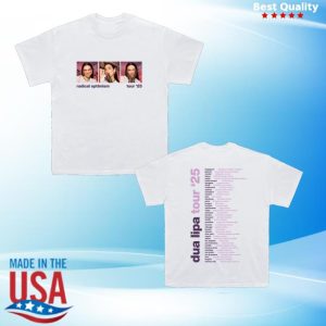 kenny Dua Lipa Merch Panel Photo Tee