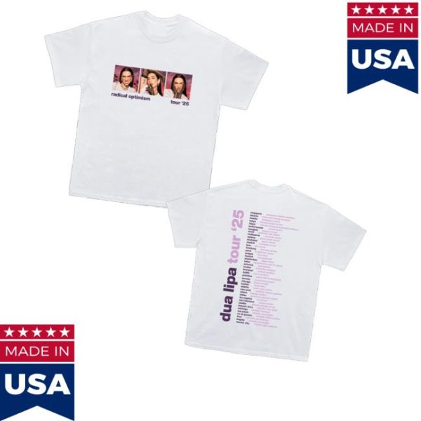kenny Dua Lipa Merch Panel Photo Teeb