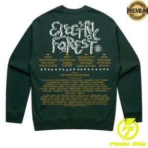 kenny Electric Forest Official Store Ef Worldwide Line Up Crewneck kenny Electric Forest Official Store Ef Worldwide Line Up Crewneck