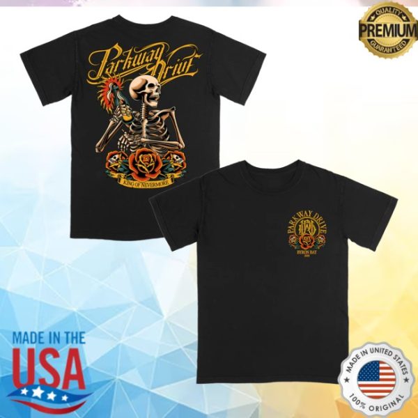 kenny Flagship Apparel Llc Merch Store Parkway Drive Molotov Skelleton Shirtss