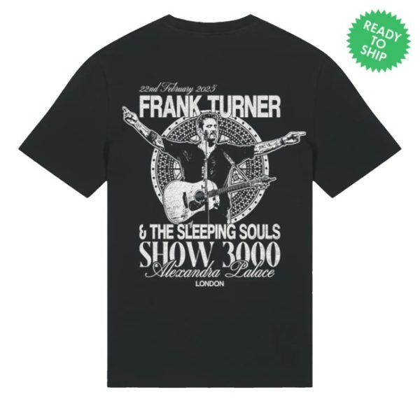 kenny Frank Turner Merch Store Show3000 Black Shirts