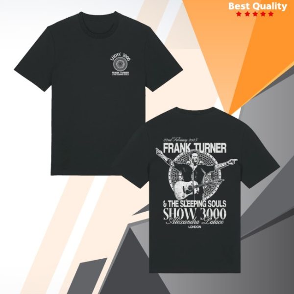 kenny Frank Turner Merch Store Show3000 Black Shirtss