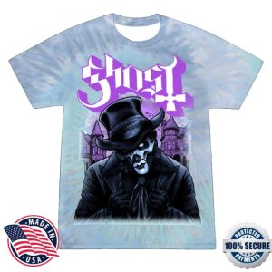kenny Ghost Merch Skeletour Tie Dye Tee