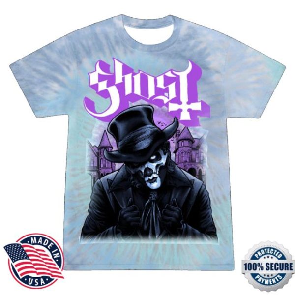 kenny Ghost Merch Skeletour Tie Dye Tee