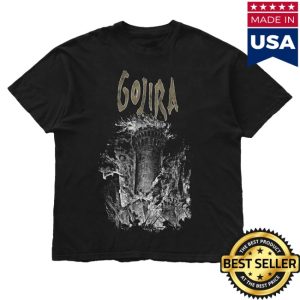 kenny Gojira Merch Castle Burning Tee kenny Gojira Merch Castle Burning Tee