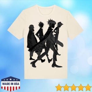 kenny Gorillaz Merch Shadows T Shirt