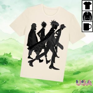 kenny Gorillaz Merch Shadows T Shirtb kenny Gorillaz Merch Shadows T Shirtb