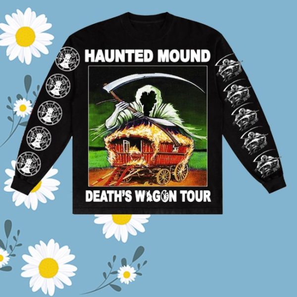 kenny Haunted Mound Merch Store Deaths Wagon Tour Long Sleeve