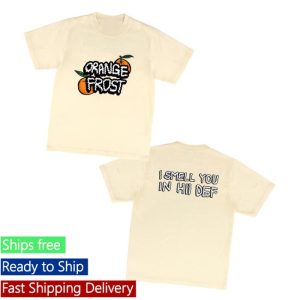 kenny Hiidef Merch Orange Frost Logo T Shirtw kenny Hiidef Merch Orange Frost Logo T Shirtw