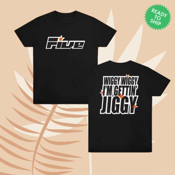 kenny Itsfiveofficial Shop Wiggy Wiggy Black Teed