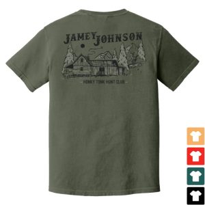 kenny Jamey Johnson Merch Jamey Johnson Short Sleeve Moss Hunt Club Tee