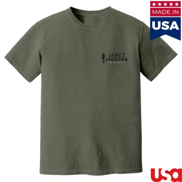 kenny Jamey Johnson Merch Jamey Johnson Short Sleeve Moss Hunt Club Tee0