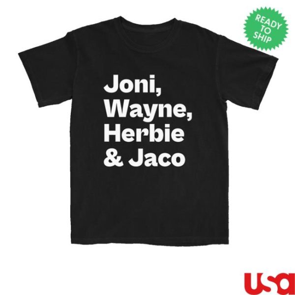 kenny Joni Mitchell Merch Joni Wayne Herbie Jaco Shirt