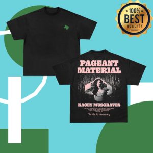 kenny Kacey Musgraves Merch Store Pageant Material 10Th Anniversary ShirtSs kenny Kacey Musgraves Merch Store Pageant Material 10Th Anniversary ShirtSs